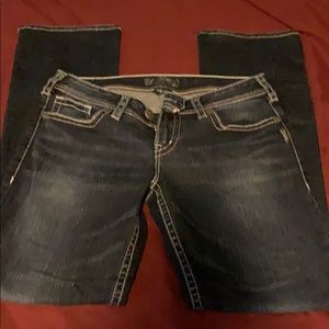 Silver Tuesday Flap Jeans